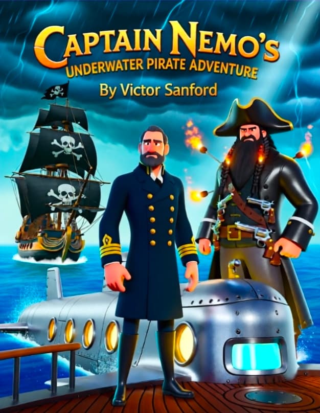 Captain Nemo's Underwater Pirate Adventure: Coloring Book